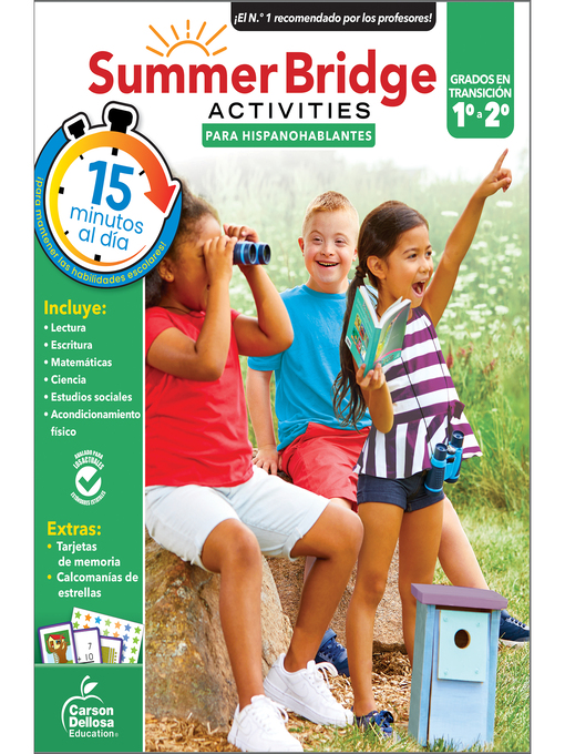 Cover image for Summer Bridge Activities Spanish 1-2